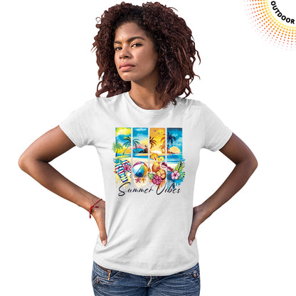 Women's Summer Vibes Solar Tee