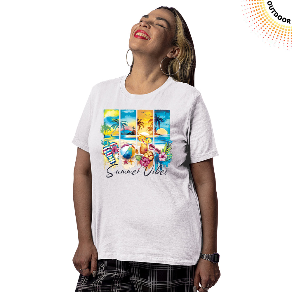 Adult Unisex Summer Vibes Solar Tee