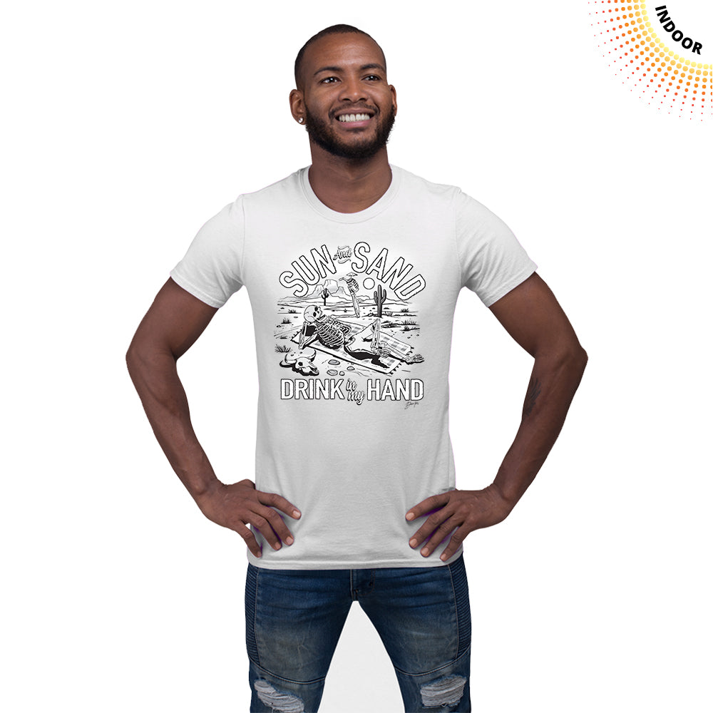 Adult Unisex Sun Sand Drink Solar Tee