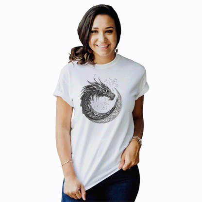 Adult Unisex Celtic Dragon Solar Tee