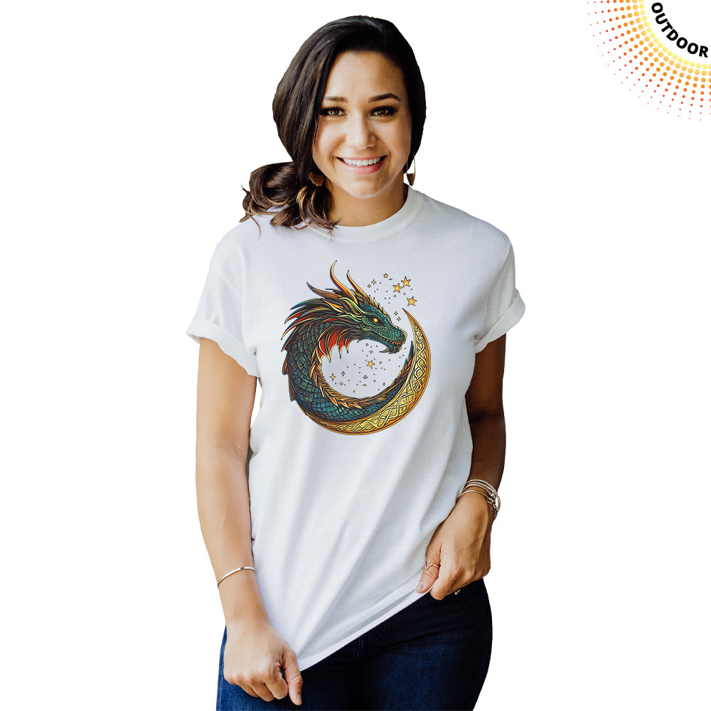 Adult Unisex Celtic Dragon Solar Tee
