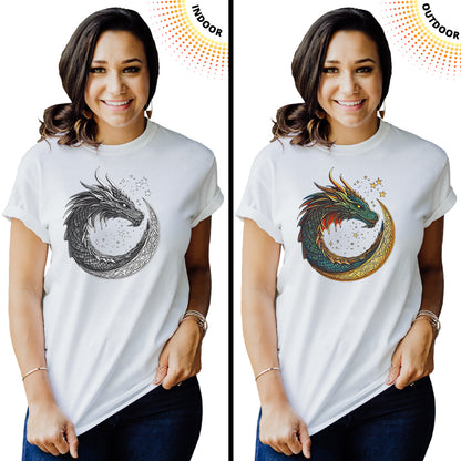 Adult Unisex Celtic Dragon Solar Tee