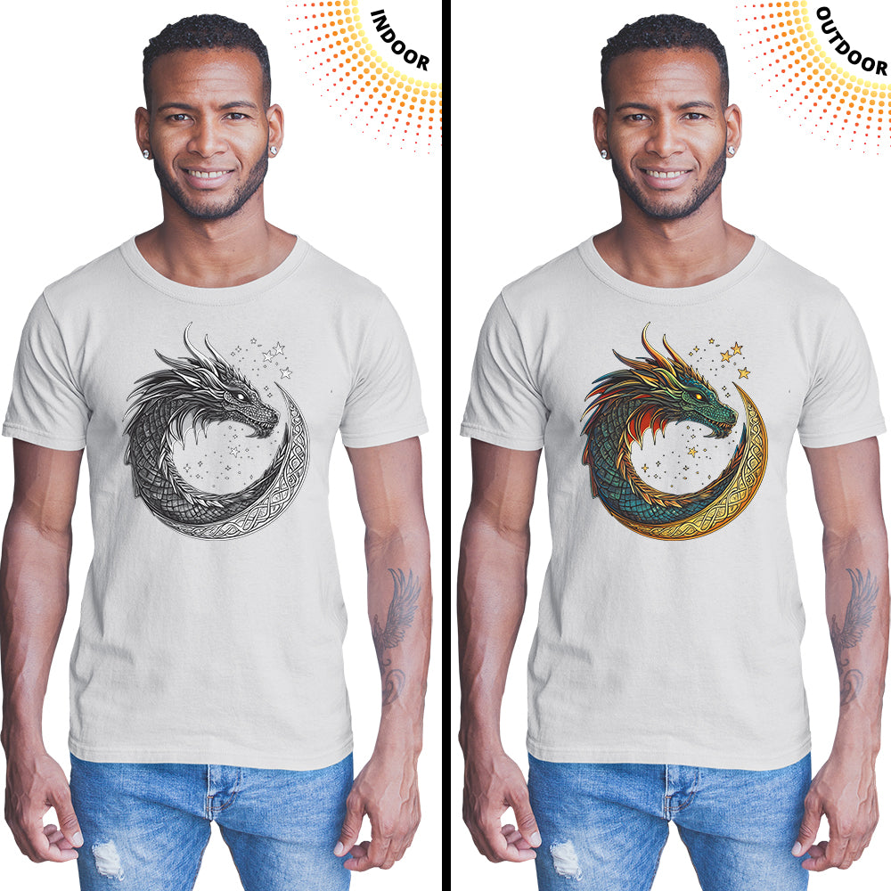 Adult Unisex Celtic Dragon Solar Tee