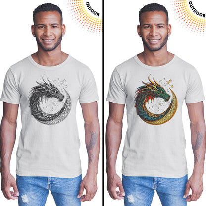 Adult Unisex Celtic Dragon Solar Tee