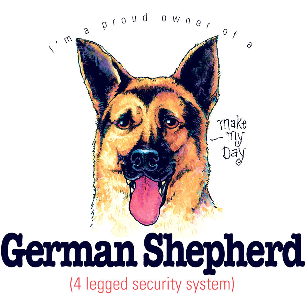 German Shepherd T-Shirt, Furry Friends Dogs