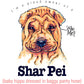 Shar Pei T-Shirt, Furry Friends Dogs