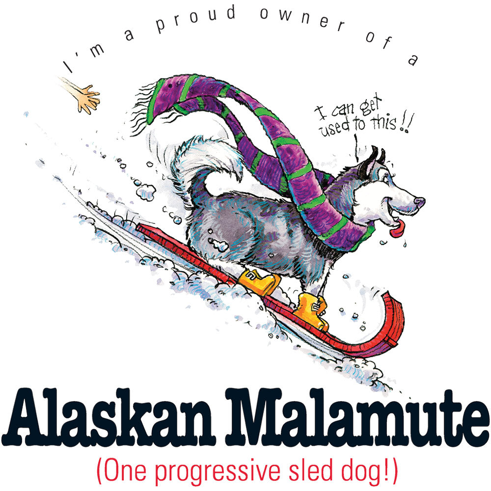 Alaskan Malamute T-Shirt, Furry Friends Dogs