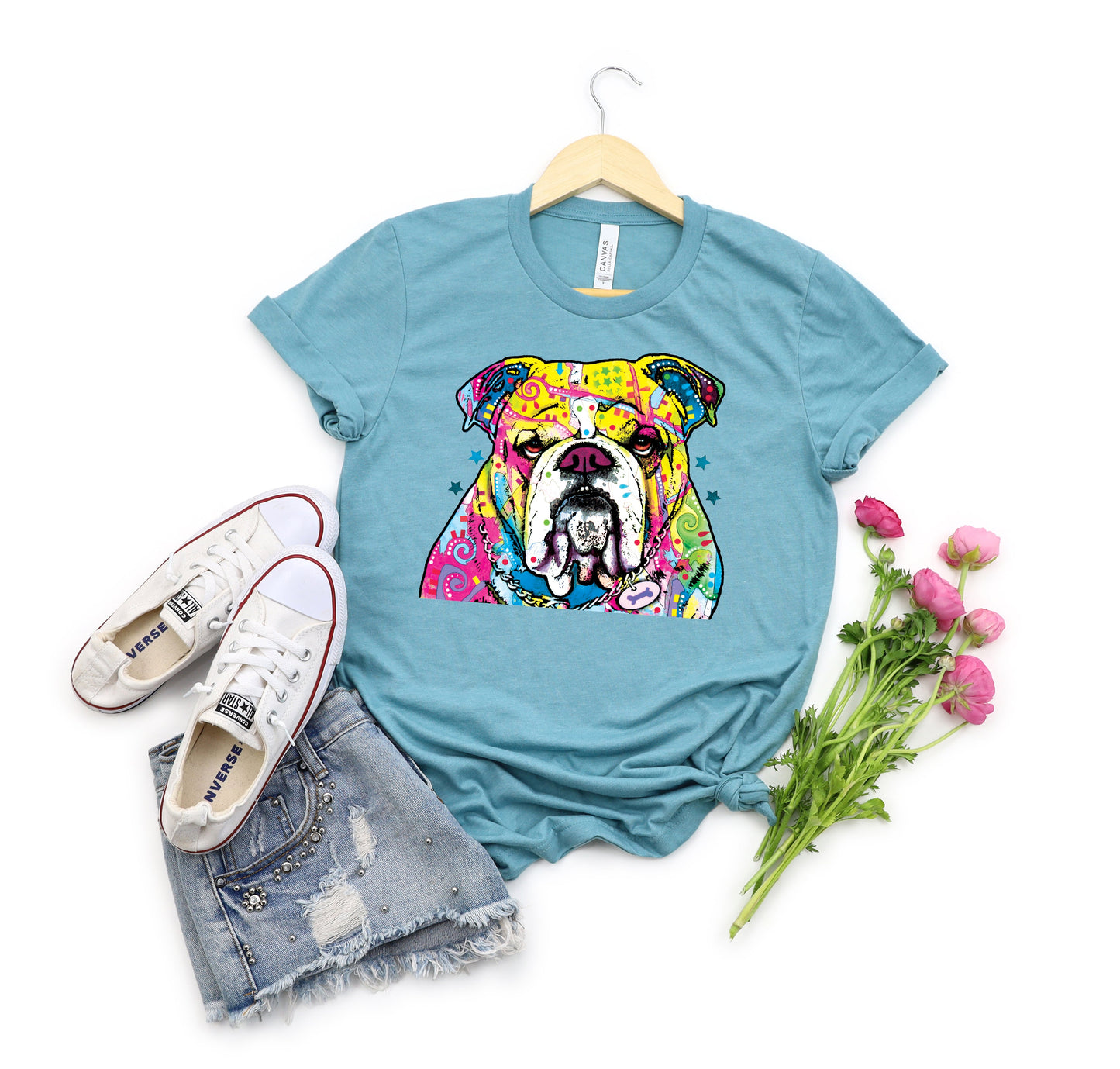 Neon Bulldog T-shirt