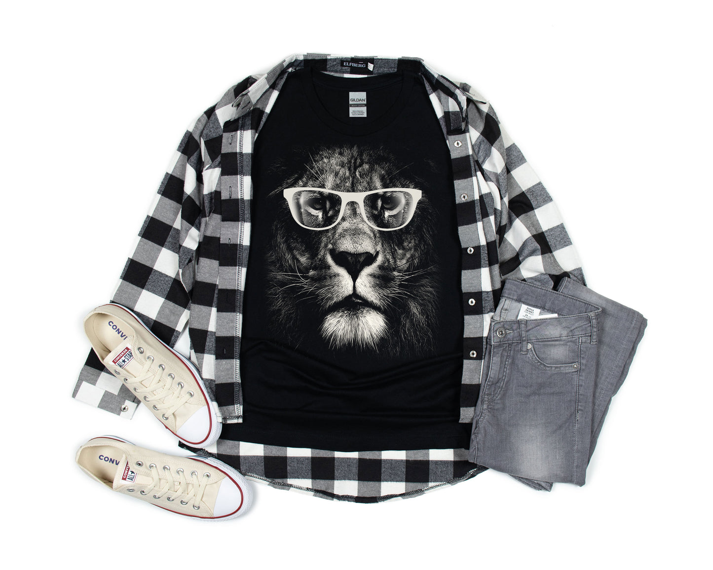 Lion Glasses, T-Shirt