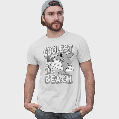 Adult Unisex Coolest Shark Solar Tee