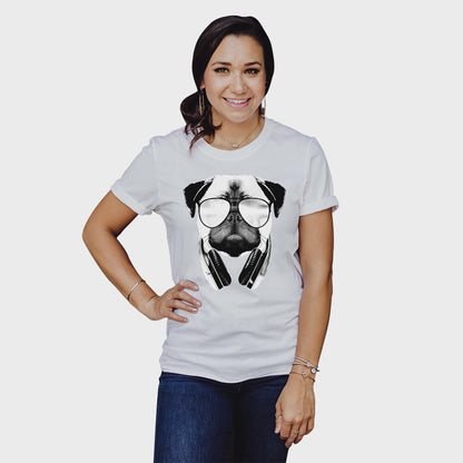 Adult Unisex Dj Pug Solar Tee