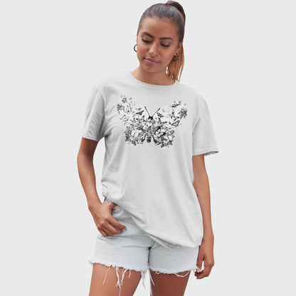 Adult Unisex Butterfly Shaped Solar Tee