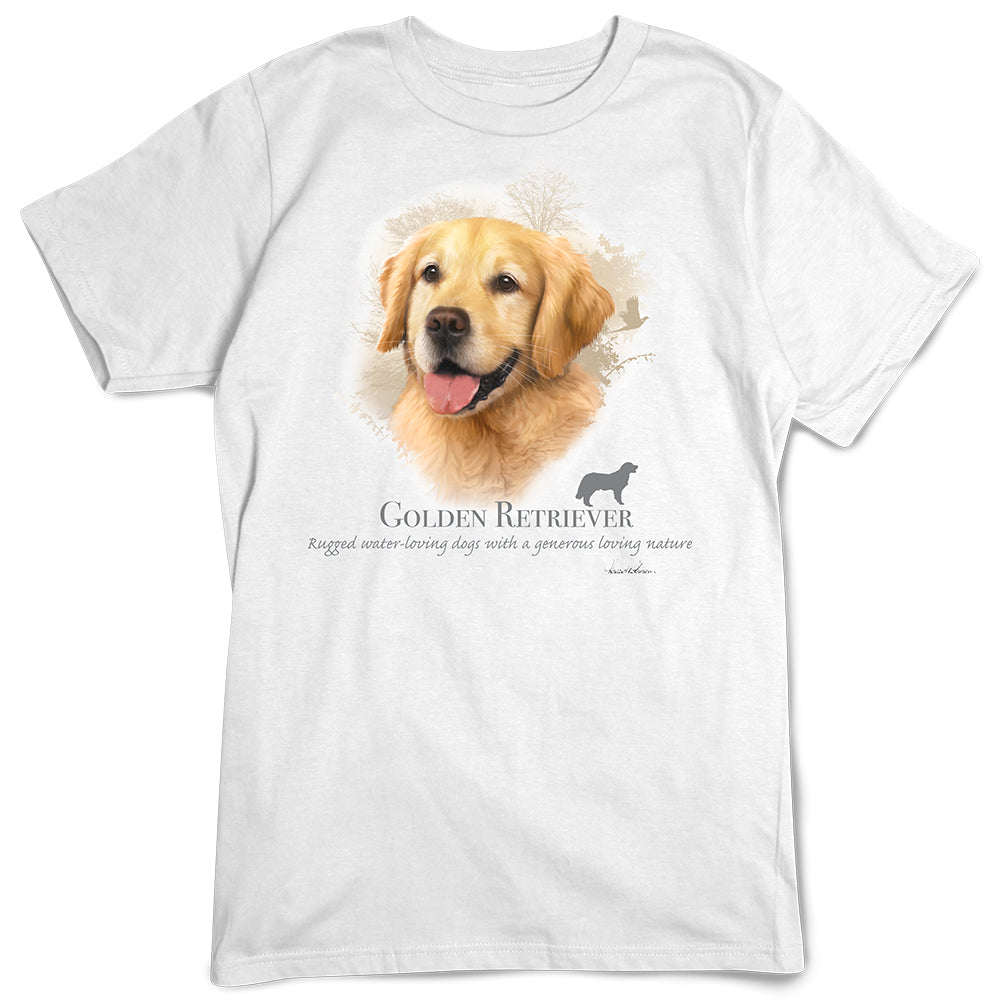Golden Retriever Dog Breed Portrait T-Shirt