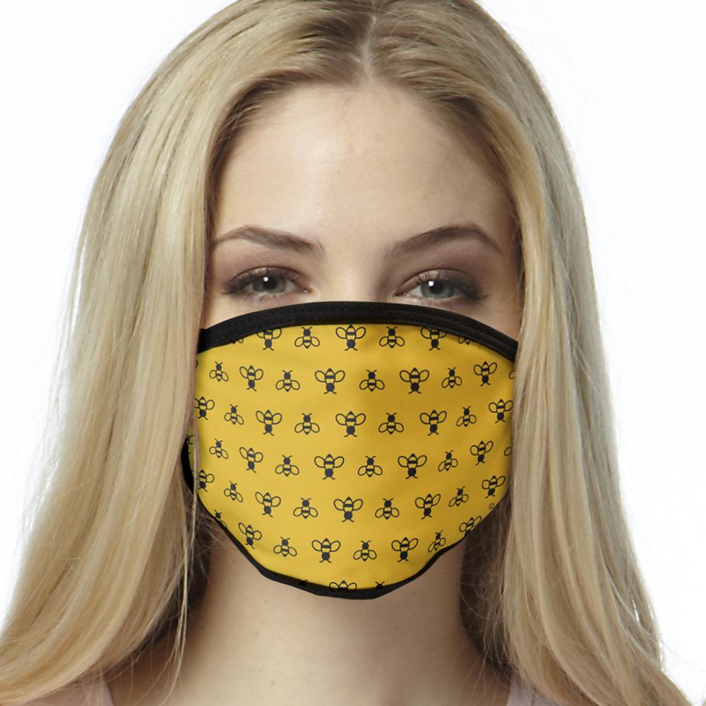 Bee Pattern Designer FACE MASK Cover Your Face Masks