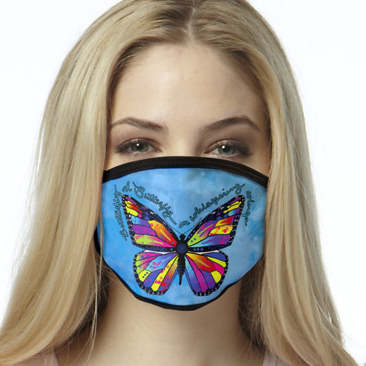 Colorful Butterfly FACE MASK Cover Your Face Masks