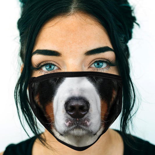 Bernese Mountain Dog FACE MASK Cover Your Face Dog Breed Masks