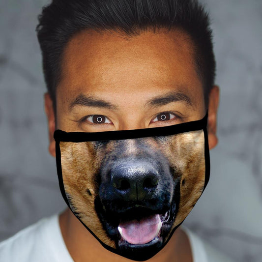 German Shepherd FACE MASK Cover Your Face Dog Breed Masks