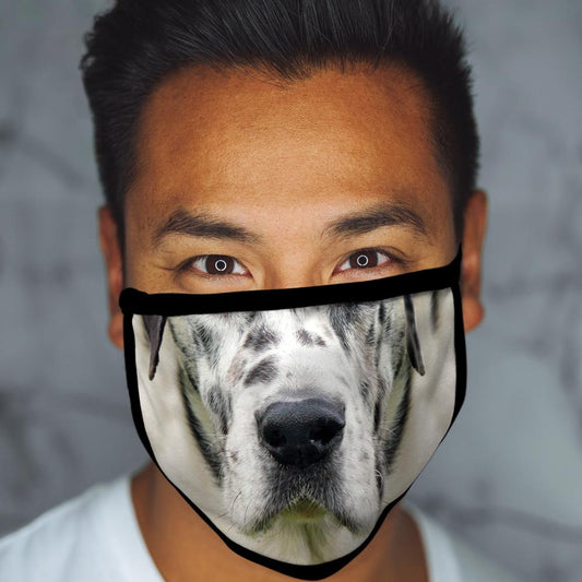Great Dane FACE MASK Cover Your Face Dog Breed Masks