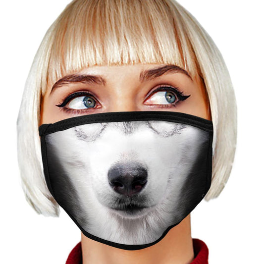 Siberian Husky FACE MASK Cover Your Face Dog Breed Masks