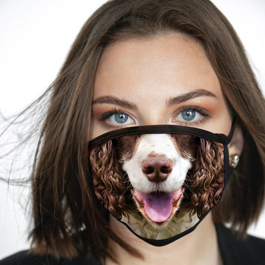 English Springer Spaniel FACE MASK Cover Your Face Dog Breed Masks