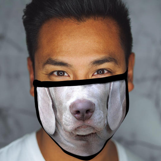 Weimaraner FACE MASK Cover Your Face Dog Breed Masks