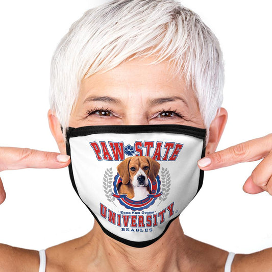 Beagle FACE MASK Cover Your Face Dog Breed Masks