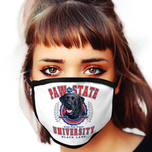 Black Lab FACE MASK Cover Your Face Dog Breed Masks