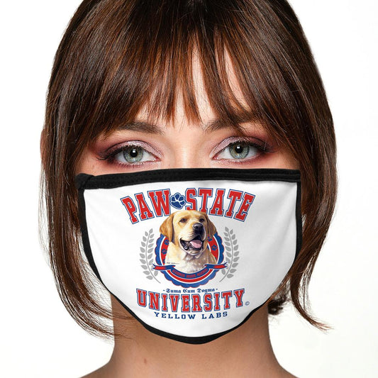 Yellow Lab FACE MASK Cover Your Face Dog Breed Masks