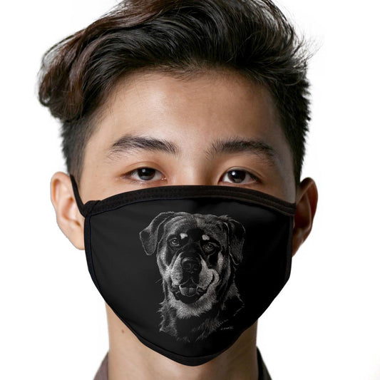 Rottweiler FACE MASK Cover Your Face Dog Breed Masks