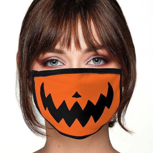 Jack O Lantern Smile FACE MASK Cover Your Face Halloween Masks