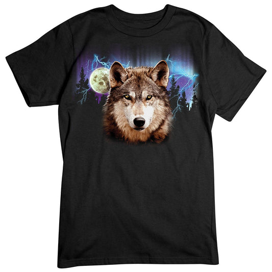 Wolves Lightning Moon T-Shirt