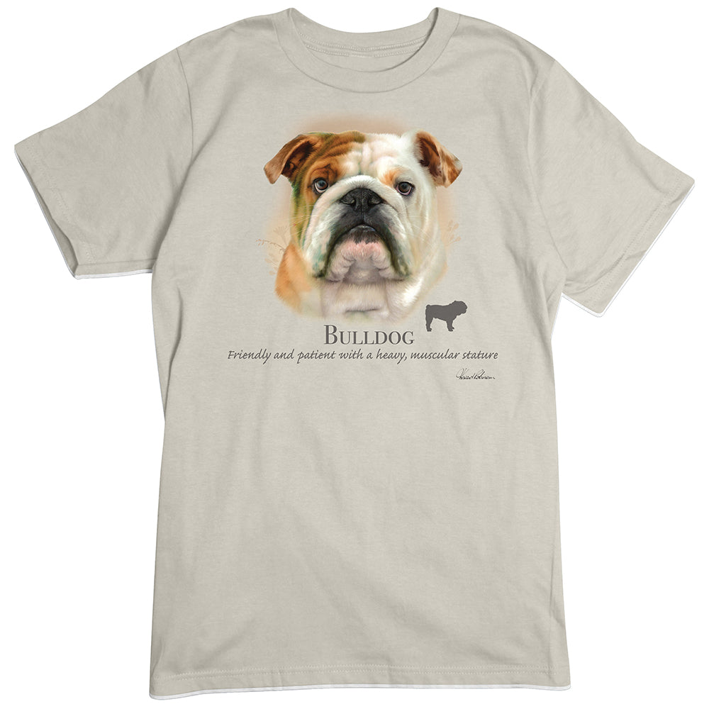 Bulldog Dog Breed Portrait  T-Shirt