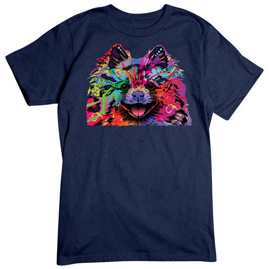 Colorful Pomeranian T-Shirt