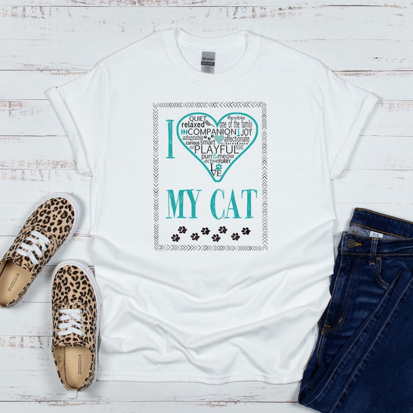 Heart My Cat T-Shirt