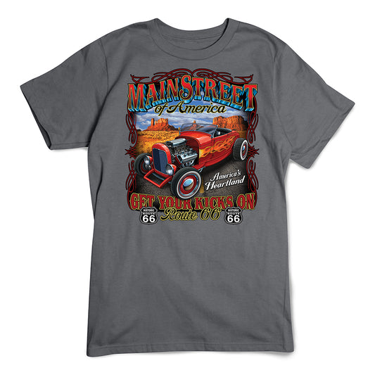 Main Street Hot Rod 66 T-Shirt