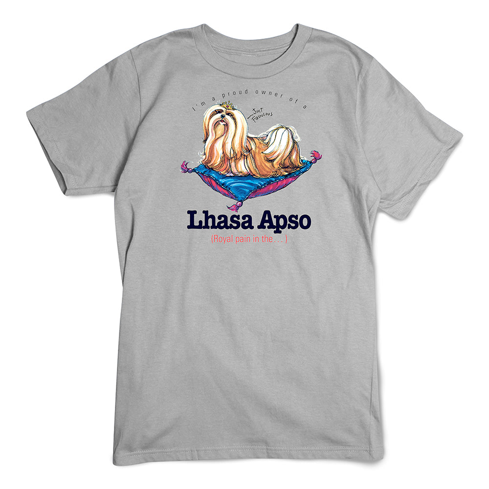 Lhasa Apso T-Shirt, Furry Friends Dogs