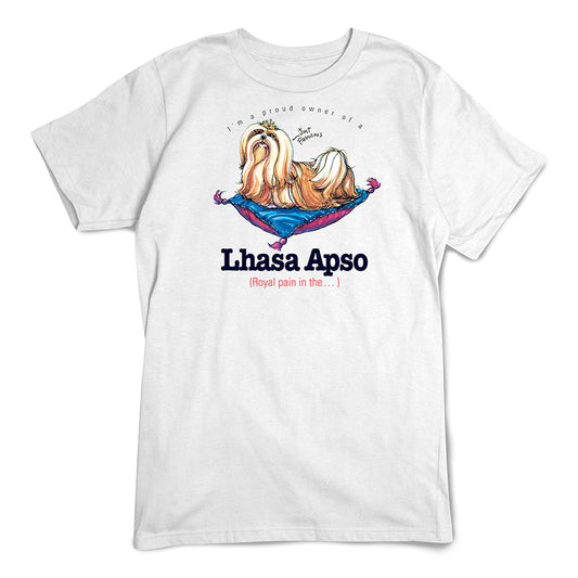 Lhasa Apso T-Shirt, Furry Friends Dogs