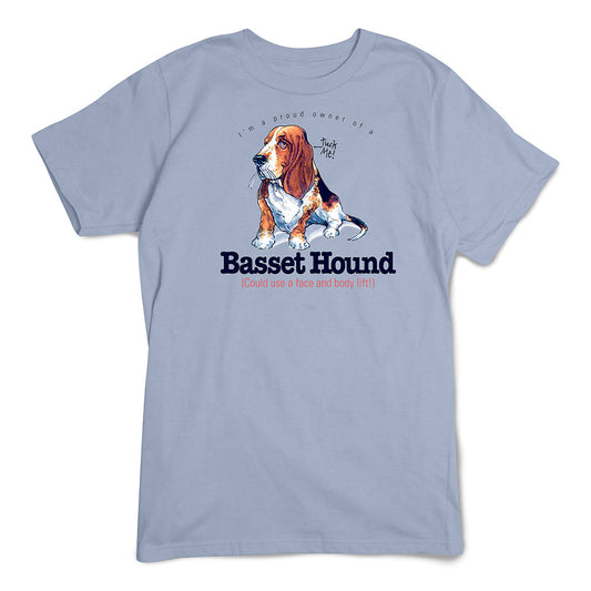 Basset Hound T-Shirt, Furry Friends Dogs