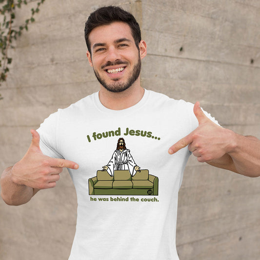 Todd Goldman Art I Found Jesus Behind the Couch T-Shirt