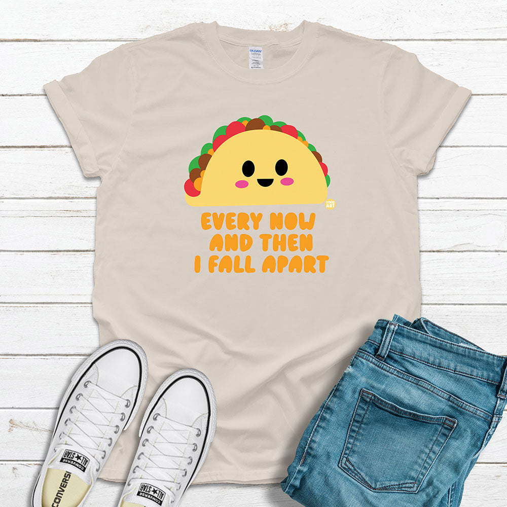 Todd Goldman Art Taco Fall Apart T-Shirt