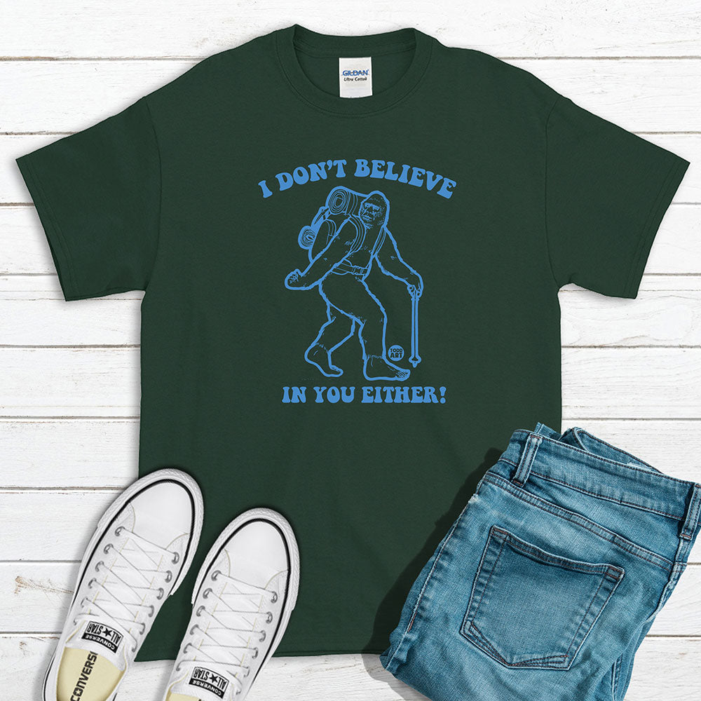 Todd Goldman Art Believe Bigfoot T-Shirt