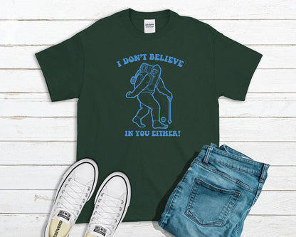 Todd Goldman Art Believe Bigfoot T-Shirt