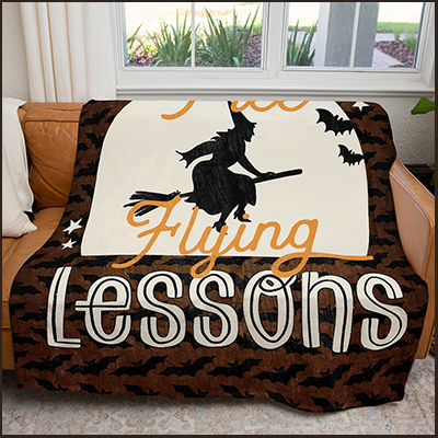 50" x 60" Free Flying Lessons Plush Minky Blanket