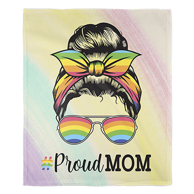 50" x 60" Proud Mom Plush Minky Blanket