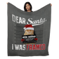 50" x 60" Framed Plush Minky Blanket