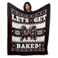 50" x 60" Get Baked Plush Minky Blanket