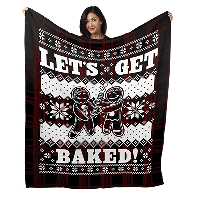 50" x 60" Get Baked Plush Minky Blanket