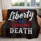 50" x 60" Give Me Liberty Plush Minky Blanket