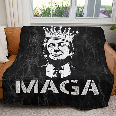 50" x 60" King MAGA Plush Minky Blanket