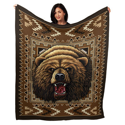 50" x 60" Bear Plush Minky Blanket